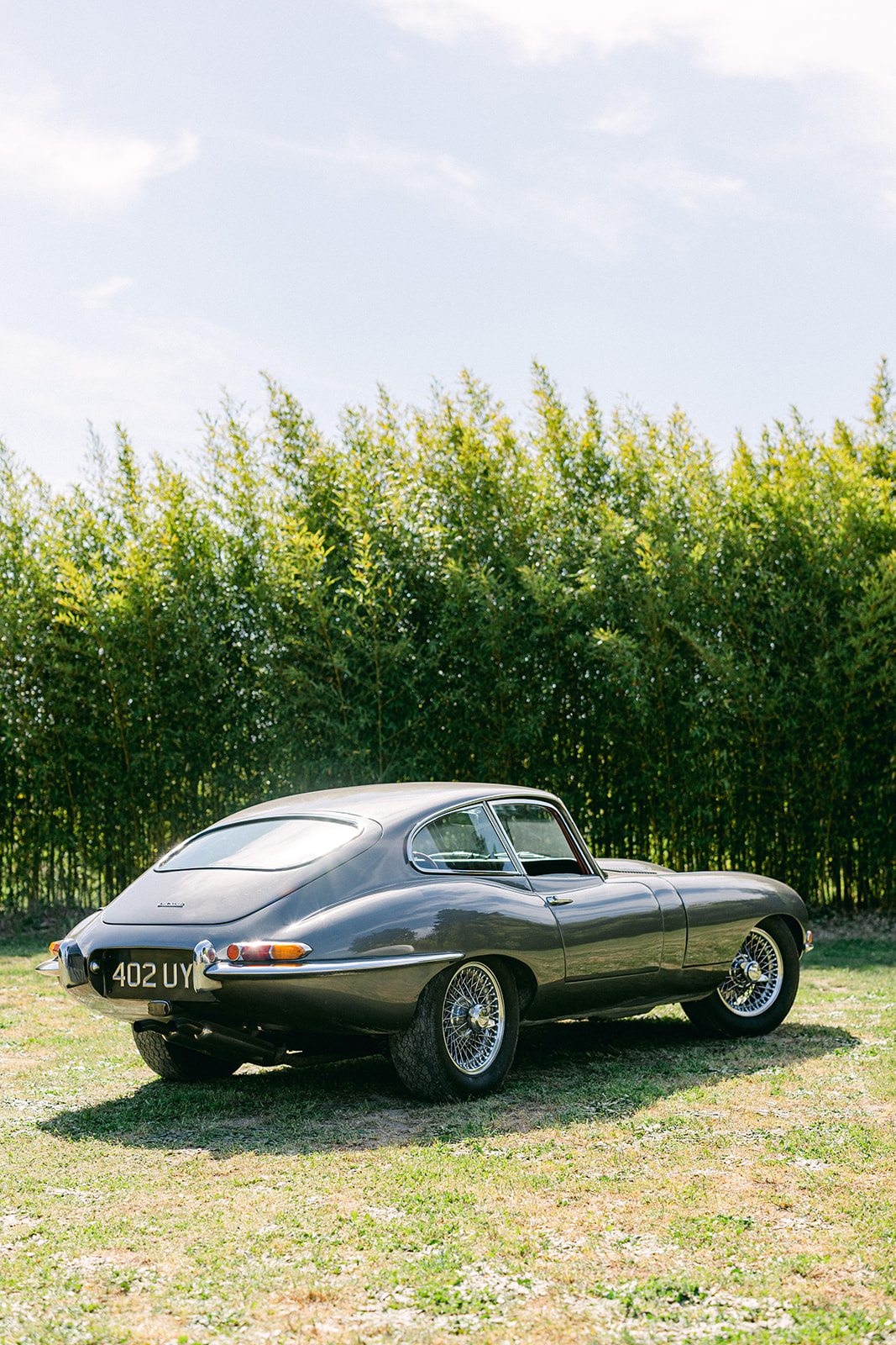 A view of the Provence Classics 1962 Jaguar E-Type