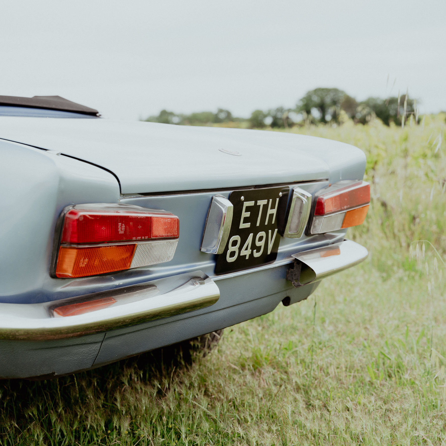 A view of the Provence Classics Fiat 124 Spider Pininfarina
