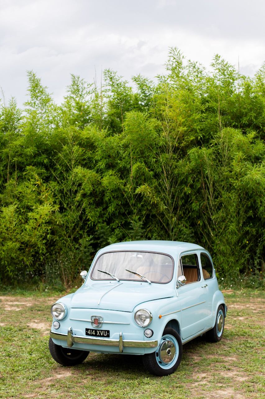 A view of the Provence Classics Fiat 600