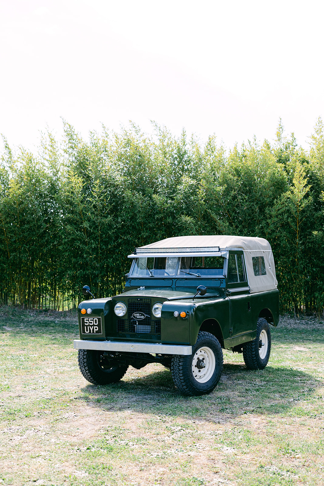 A view of the Provence Classics Land Rover Series 2