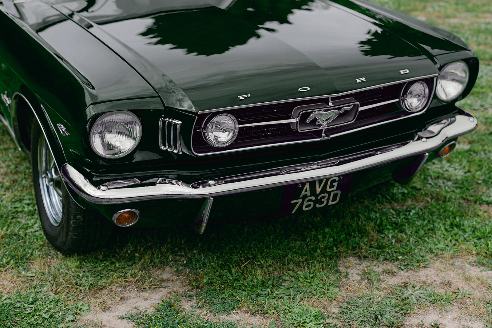 A view of the Provence Classics 1966 Ford Mustang