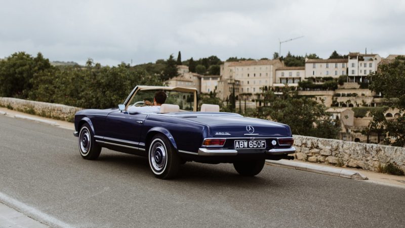 MERCEDES 280SL - RIVIERA BLUE