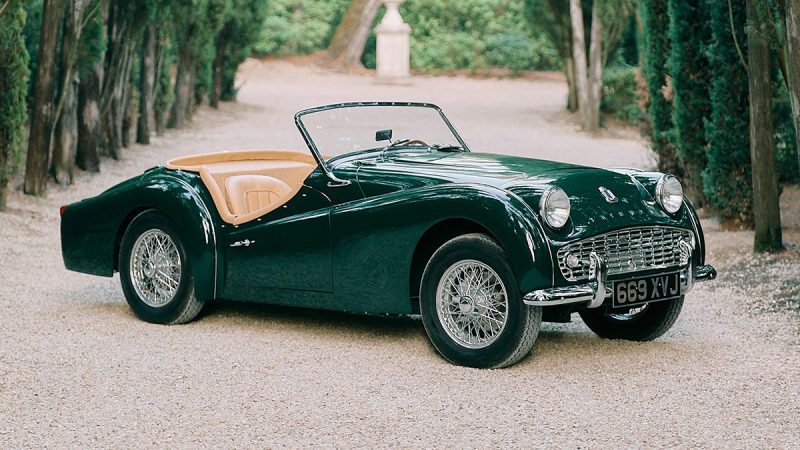 TRIUMPH TR3A - GREEN