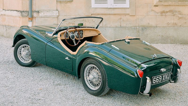 TRIUMPH TR3A - GREEN